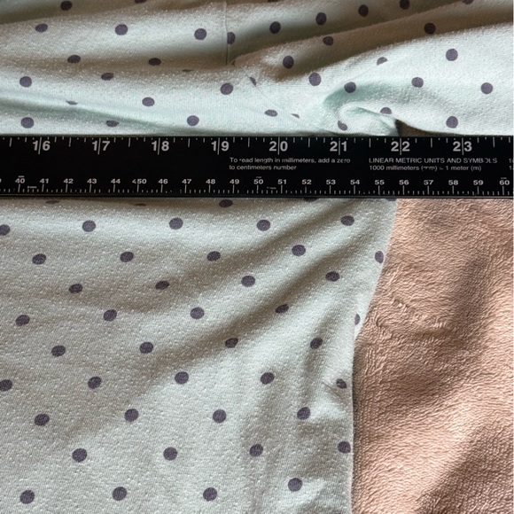 Lot of 3 J.Jill Teal Polka Dot Flannel Cotton Modal Pajama & Sleep Shirt L - Picture 12 of 15